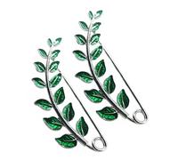Alipis Spilla Fibbia per Sciarpa Verde in Lega, 2 Pezzi, Comoda da Indossare alla Moda, per Viaggi Commemorativi e Benessere dei Dipendenti
