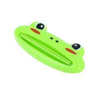 Alipis Squeeze Dispenser per Dentifricio Tubo Squeeze Pulsante per Dentifricio Crema Non-design Accessori per Il Bagno