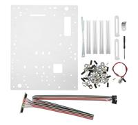 Alipis Supporto Alluminio Ferro o Acrilico Mini di Trasparente Design e Lega Case PC Open Air, Telaio Aperto Computer Micro Atx, Facile da Installare per Schede Madri