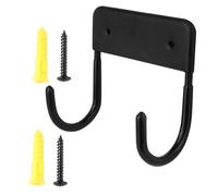 Alipis Supporto da Stiro in Nero Portascope da Parete Gancio Resistente per e da Stiro Montaggio Facile con Viti Incluse Organizer per Lavanderia e Ripostiglio