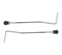 Alipis Supporto per Batteria in Metallo 2 Pezzi Staffa Regolabile per Tom Drum Accessorio per Strumento a Percussione Gambe per Grancassa Forniture per Performance Musicali