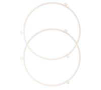 Alipis Supporto per Giradischi Microonde 2 Pezzi in Materiale Resistente alle Alte Temperature 18,9 Cm Compatibile Piatto Vetro Forno a Microonde per Riscaldamento Colore Casuale