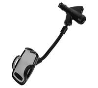 Alipis Supporto Telefono da Auto con Doppia Porta USB e Caricatore Accendisigari per Smartphone da Installazione Facile e Protezione Antigraffio per Guida Sicura