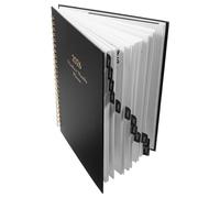 Alipis Taccuino Dell'agenda Organizzatore Del Giornale Pianificatore Personale Pianificatore Quotidiano Planner Notebook Del Black