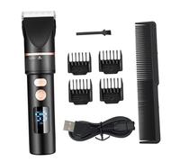 Alipis Tagliacapelli Elettrico Professionale Regolabile con Display LCD Completo per Uomo Lame in Acciaio Resistente per Taglio Rapido e Preciso Facile da Pulire e Manutenere Adatto
