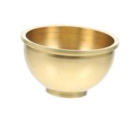 Alipis Tazza Buddista in Rame Dorato Piccola per Offerte Contenitore Acqua per Tempio Tibetano Decorazione Casa Zen Resistente e Lucidata