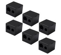 Alipis Temperamatite per Sopracciglia e Eyeliner Doppio Foro Coperchio Set da 6 Pezzi Accessori per Trucco Professionale Affilatura Precisa per Matite Cosmetiche di Diverse Dimensioni