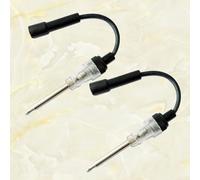 Alipis Tester di Scintilla di Accensione per Auto, Set da 2 Pezzi Doppio Foro per Test Bobina di Accensione, Rilevatore Diagnostico Motore per Controllo Candele, Strumento