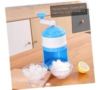 Alipis Tritaghiaccio Manuale Portatile Mini Macchina da Bar per Ghiaccio Spessa e Affilata per Granita Cocktail Slush e Smoothie Elettricità