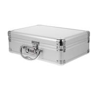 Alipis Valigetta e Design a Combinazione Vuota con Maniglia in Lega di Alluminio con Alta Rigidità Atrrezzi Organizer Strumenti Portatile e Protezione per Viaggio e Uso Domestico