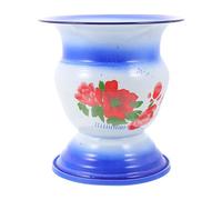 Alipis Vasetto per Urine Vintage in Ferro Base Antiscivolo Riutilizzabile, Design Rotondo Retrò e Uso Domestico Pratico Stili multipli