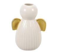 Alipis Vaso in Ceramica a Forma di Angelo Custode, Scultura a Forma di Angelo Come Regalo per Il Battesimo, Decorazione Natalizia per Il in Stile Rustico, Piccolo Vaso a di, centrotavola