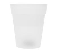 Alipis Vaso Luminoso Solare da Esterno LED, Fioriera Creativa in ABS Resistente alla Temperatura, Luce Decorativa per Giardino e Festa Nuziale, Lampada da Tavolo Bianca