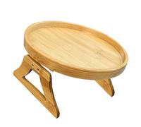 Alipis Vassoio Corrimano in Legno Bracciolo Tavolino Del Divano Pieghevole Riposo Divani Tavolo Divano Vassoio Clip Braccio Divano Tavolino Vassoio Per Divano Bambù Beige