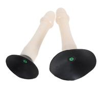 Alipis Ventose per Ceramica Artistica 2 Pezzi (6cm+8cm), Strumento per Smaltatura Colorata in Gomma, Accessori Pratici per Forniture Fai da Te, per Lavori Artigianali e Smaltatura