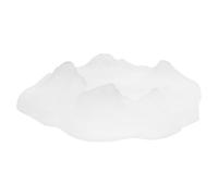 Alipis Vintage Style Windproof Ashtray in Crystal Glass Mountain Decorative And Multipurpose Smoking Ash Holder For Indoor Outdoor Patio And Home Office Use