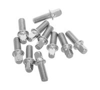 Alipis Viti Per Tamburo M6x15mm in Metallo Set Da 10 Pezzi Bulloni Per Hardware Di Montaggio Compatibili Batterie e Strumenti a Percussione Per Batteristi Amatoriali