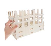 Alipis Wooden Puzzle Vase DIY Assembly Natural Wood Craft Vase With Secure Square Design For Versatile Flower Arranging Home And Office Table Decoration
