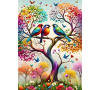 Alipson Puzzle - Puzzle Albero arcobaleno - 500 Pezzi