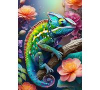 Alipson Puzzle - Puzzle Camaleonte colorato - 500 Pezzi
