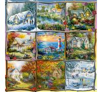 Alipson Puzzle - Puzzle Casa sull'albero d'inverno - 1000 Pezzi