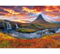 Alipson Puzzle - Puzzle Cascata di Kirkjufellsfoss - Islanda - 500 Pezzi