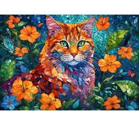 Alipson Puzzle - Puzzle Chat Mosaico - 1000 Pezzi