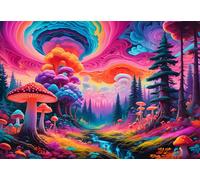 Alipson Puzzle - Puzzle Foresta di funghi - 1000 Pezzi