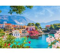 Alipson Puzzle - Puzzle Il colorato villaggio di Assos - Grecia - 500 Pezzi