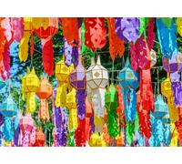 Alipson Puzzle - Puzzle Lanterne colorate - 500 Pezzi