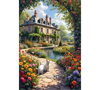 Alipson Puzzle - Puzzle L'arco fiorito del cottage - 1000 Pezzi