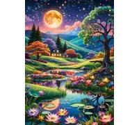 Alipson Puzzle - Puzzle Notte di luna piena - 500 Pezzi