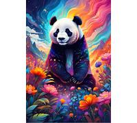 Alipson Puzzle - Puzzle Panda colorato - 1000 Pezzi