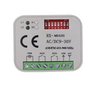 ALIRANTA Ricevitore Universale Compatibile con Il Telecomando Sommer Pearl/Pearl Twin/Pearl Vibe/Slider 868.8Mhz. Ricevitore Radio 2 canali 433-868mhz. Ricevitore a codice Mobile/Fisso 12 - 24 VCA/CC