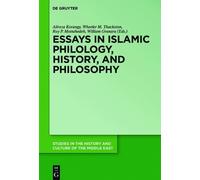 Alireza Korangy Essays in Islamic Philology, History, and Phi (Copertina rigida)