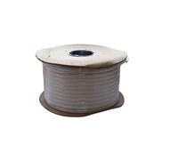 Ali's DIY 6193B - Cavo elettrico bipolare piatto da 6 mm², colore bianco, LSF (basso sviluppo di fumi), 2 x 6 mm² + terra da 6 mm², 1 metri di lunghezza