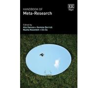 Alis Oancea Handbook of Meta-Research (Copertina rigida)