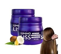 Alisado Luminoliss Sin Formol, Lumino Liss Alisado, Crema Alisadora Luminoliss, Hydrolyzed Keratin Hair Mask, Deep Moisturizing and Repairing Hair Mask for Dry and Frizzy Hair (2pcs)