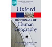 Rob Kitchin Noel Castree Alisdair Roge A Dictionary of Human Geograp (Tascabile)