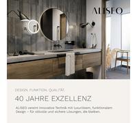 ALISEO Polarfox 1875W Hotel Asciugacapelli con tecnologia ionica, 3 livelli di temperatura e 2 ventole, pulsante aria fredda, bianco