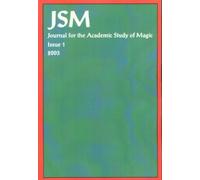 Alison Butler Journal for the Academic Study of Magic, Issue 1 (Tascabile)