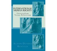 Tom Zwart Alison Dundes Renteln International Human Rights (Tascabile)