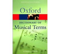 Alison Latham Oxford Dictionary of Musical Terms (Tascabile)