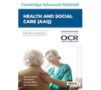 Alison Lockyer Niki Wi Cambridge Level 3 Advanced National in Health (Tascabile)