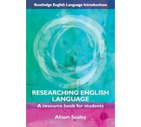 Alison Sealey Researching English Language (Tascabile)