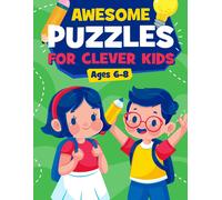 Alison Simmons Awesome Puzzles for Clever Kids Ages 6-8 (Tascabile)