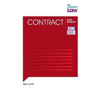 Alison Smith SQE Contract 6e (Tascabile) SQE1