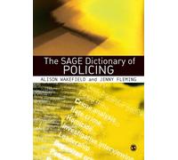Alison Wakefield The SAGE Dictionary of Policing (Tascabile)