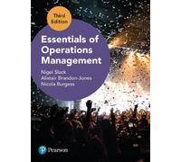 Alistair Brandon-Jones Nicola Burgess Ni Essentials of Operations M (Tascabile)