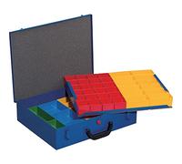 ALIT 454124 Cabina hardware in metallo con compartimento rimovibile 59 poco profondo, blu